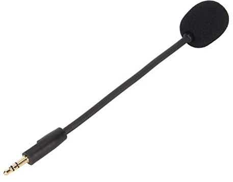 Mikrofon-Ersatz, 3,5-mm-Game-Mikrofongalgen, 3,5-mm-Mikrofongalgen, Geräuschreduzierter, Abnehmbarer Gaming-Mikrofongalgen für Hyper X Cloud Orbit S