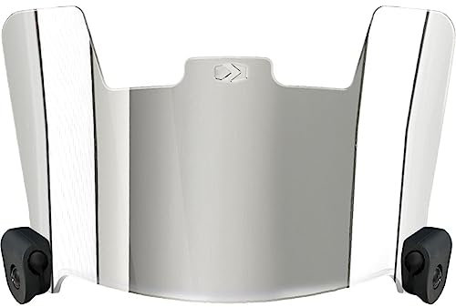 SLEEFS Fußballvisier für Helm, getöntes Profi-Fußballvisier, Gesichts- und Augenschutz, passend für Jugend- und Erwachsenenhelme, inklusive Schnellvisier-Clips für einfache Installation