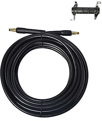 SSIMOO 6 10 15 M Auto Waschmaschine Schlauch Rohr Kabel Hochdruck Wasser Reinigung Schlauch Verlängerung Schnell Anschluss Kompatibel Mit Hochdruckreiniger (Color : Type A - 20m)
