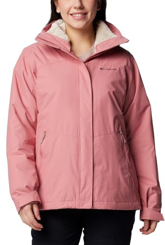 Columbia Damen Bugaboo 3 Fleece Interchange Jacket 3-in-1-Wintermantel, Rosa Agave, XS