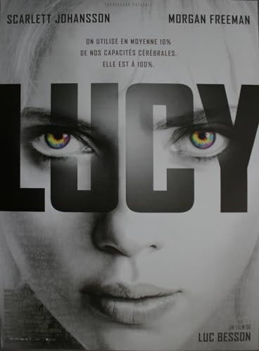 Générique Lucy Kinoposter Original (kleines Format 53 x 39 cm Rolle) Film 2014 Luc Besson Scarlett Johansson