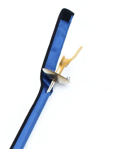 DJJYCTNM Fechtschwerttasche, Schwerthülle, Foliensäbel, Degen, Fechtausrüstung, Fechttasche für Erwachsene – 55,1 Zoll (Color : Blue, Size : Without Tube)