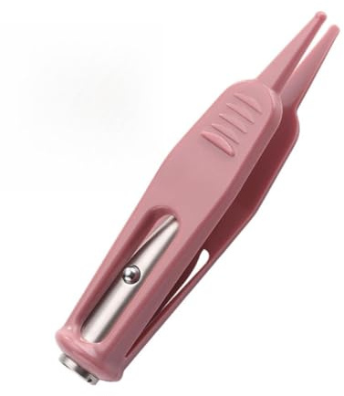 Abaodam Pinzette Per Pulizia Naso E Orecchio Con Luce Led Strumento Sicuro Per Ragazzo Ragazza E Adulti Rimozione Di Caccole E Pulizia Ombelico Manico Antiscivolo E Design Portatile
