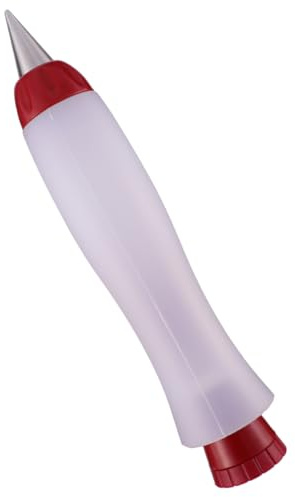 Ipetboom Silicone Cake Decorating Mouth Pen Chocolate Writing Tool Reusable Baking Nozzle Pen for Pastry Icing and Cream Decoration Random Style