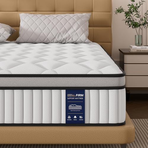 BedStory Matratze 100x200cm,Taschenfederkernmatratze Höhe 26cm,Orthopädische Matratze mit Komfortschaum H3&H4 Härtegrad,Federkernmatratze für Erwachsene Öko-Tex Zertifiziert & CertiPUR Zertifiziert