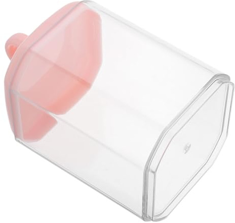 Boîte de Rangement Ronde en Plastique avec Couvercle Rose | Grosse Capacité, Organisation D’articles Fins, Usage Salle de Bain et Chambre, Style Simple et Élégant