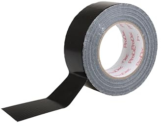 ProDec Black Duct Tape – 2 Inch x 50m Waterproof Gaffer Tape | Heavy Duty Adhesive Cloth Repair Tape, 50mm Wide