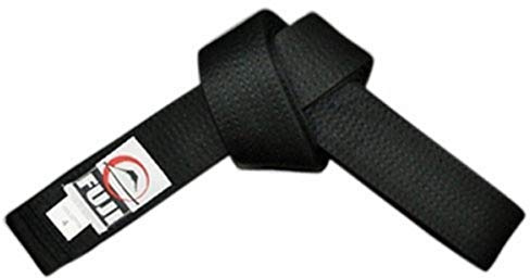 FUJI Sports Judo Belt for Kids and Adults, Training and Competition Judo Uniform Belt, Black Color, Size 4