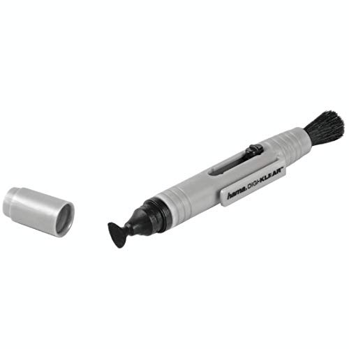 Hama Rengöringsstift för lins- och filterrengöring, 12,5 cm lång, Lenspen Digi-Klear, grå