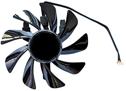 iHaospace New for Sapphire RX 470 570 GPU Cooler Video Card fan for Radeon sapphire RX470D RX570 ITX graphics Card Cooling System As Replacement