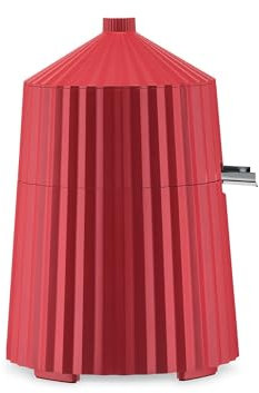 Alessi Plissé MDL07 R - Design Elektrische Zitruspresse, aus Thermoplastischem Harz, Europäischer Stecker 80 W, Rot