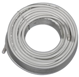 Glomex – Cavo Coassiale TV Bassa Perdita 75 Ohm 30m, Modello V9139/30 – Doppia Schermatura, Elevata Qualità Marina, Per barche a vela, motore, gommoni, yacht – Trasmissione Segnale Stabile
