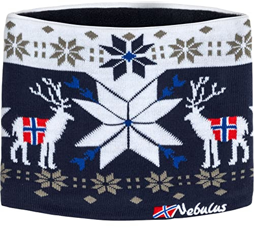 Nebulus Unisex Loop TUBE, Norweger-Strickschal, warmer & kuscheliger Schal
