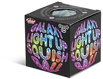 Tobar 38493 SCRUNCHEMS Galaxy Light Up Squish Ball