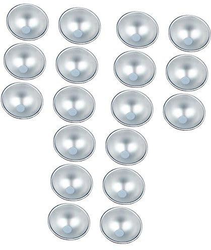 DOITOOL 18 Pollici Stampino Circolare Muffe Tortiera Piccola Tortiera Per Torte Cottura Antiaderente Da Forno Antiaderenti Ghiaccio Fai Da Te 3d Coppa Torta Lega Di Alluminio