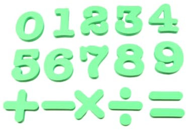 Lustige Kühlschrankmagnete, 15 Stück, digital, bunt, englische Küche, Gefrierschrank, Tafel, Nachrichten, Aufkleber, Grün