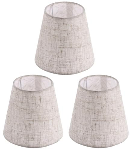 Hemobllo 3stücke Teiliges Stofflampenschirme Für Tischlampen Elegante Lampenzubehör Für Gemütliche Wohnatmosphäre Hochwertige Verarbeitung Lichtecht Und Langlebig Für Wohnzimmer