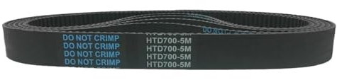 Htd 5 M Gummi-Antriebs-Synchronriemen, 695Mm–750Mm, Zahnriemen, Bogenzähne, 5Mm Teilung, 10–40Mm Breite, 30mm, 710mm 142teeth