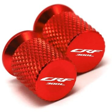 Motorrad-Ventilkappen Für H-ONDA CRF300L CRF300 L CRF 300L Für Rally 2021 2022 2023 2024 Motorrad Zubehör CNC Rad Reifen Ventil Kappen Abdeckung Stecker (Color : Rosso)