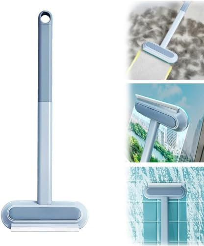 Multifunktionaler Reinigungsbürste, Doppelte Verwendung Tierhaare Entferner Bürste, Tragbarer Fusselentferner, Wiederverwendbares Mehrzweck-Reinigungswerkzeug für Kleidung, Teppich, Glas, Autos