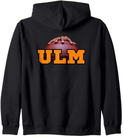 Ulm Basketball Fan Support Schwaben Stadion orange weiss Kapuzenjacke