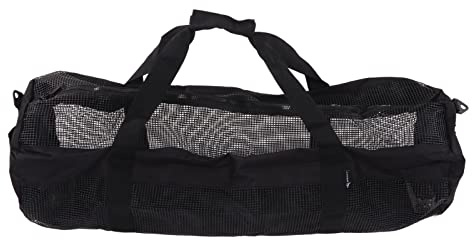HAOHIZE Mesh Dive Bag for Scuba or Snorkeling,Diving Net Bag Breathable Large Capacity Snorkeling Equipment Mesh Storage Bag with Handle for Travel
