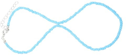 GALPADA 3 Stk Halskette Schmuck Türkis Chioker Halskette Mit Strandperlen Perlenkette Für Frauen Reisperlenkette Kurz Klare Perlen Muschelperlen Chokerhalsketten Für Frauen Muschelkette