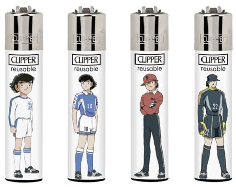 Lot de 4 Briquet Clipper Olive et Tom Collection 1