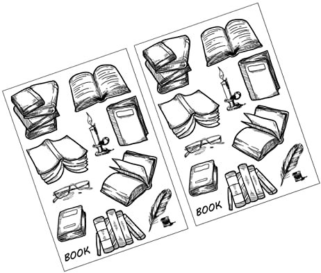 BELLIFFY 2stücke Transparente Silikonstempel Für -handarbeiten Kreative Buchdekor-stempel Vielseitige Stempel Für Scrapbooking Und Fotoalben Retro Muster Einfach Zu Reinigen Und Sicher