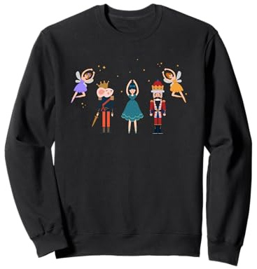 Casse-noisette souris ballet danse fée prune sucre Noël Sweatshirt