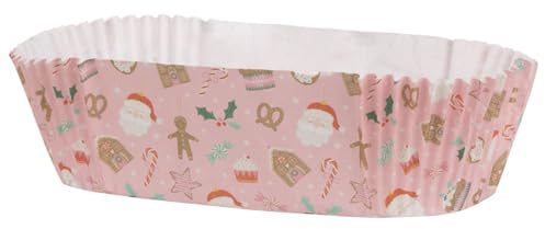 BargainsMania Christmas Cake Liners Loaf 20pk - Assorted - Perfect for No Fuss Baking These Christmas Cake Liners Loaf are Non-Stick and Greaseproof.