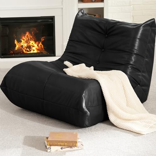 Hobestluk Big Bean Bag Chairs for Adults Fireside BeanBag Couch Togo Sofa