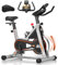 DMASUN Exercise Bike Gym Workout, PLUS Magnetic Stationary Bike with Heavier Flywheel, Silent Fitness Bike 100% Adjustable Resistance, Comfortable Seat, Indoor Cycling Bike for Home Training Cardio