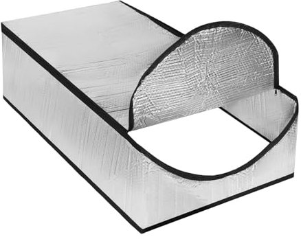 Attic Door Insulation Cover - 54'' x 25'' x 11'' Extra Thick Double Bubble Aluminium Foil Loft Hatch Door Insulated Tent with Zipper, for Pull Down Stair Attic Tent Attics Stairway Ladder Insulation