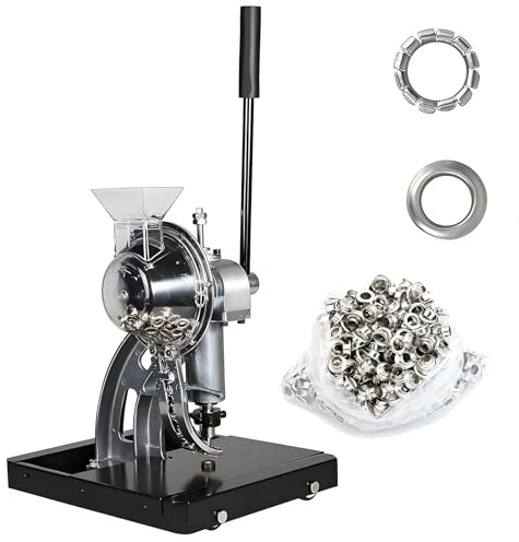 Macchina per occhielli da 10 mm, perforatrice semiautomatica a mano per tessuti, tela e tende, strumento di alimentazione con occhielli, pressa per occhielli resistente