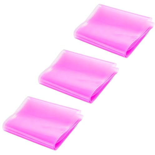 Bohue 3 Pieces Newly Sauna Slimming Belt Waist Trainer Exercise Sweat Body Shaper Trimmer Weight Loss Aerobic Belly Belt Fat Burner Waist Cincher for Workout Sauna Running Fitness Yoga Red