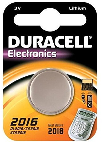 Duracell CR 2016 Single-use Battery CR2016 Lithium 3 V - Batterien (Single-use Battery, CR2016, Lithium, Knopf/Münze, 3 V, 1 Stück(e))