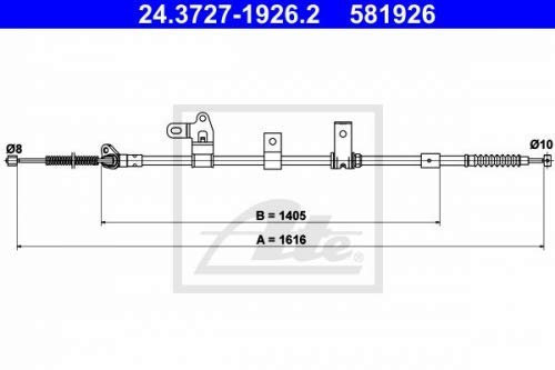 ATE 24372719262 Handbremsseil