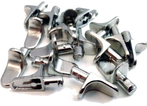 Falcon Workshop Supplies 12 PACK OF METAL 5mm (M5) SHELF SUPPORT STUD PEGS, KITCHEN CABINETS STEEL PEG PLUG IN