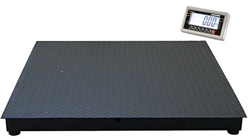 WKA Bodenwaage PB, geeicht, max. 3.000 kg, 1500 x 1200 mm, Teilung 1.000 g | Akku- und Netzbetrieb, Tarafunktion, Stückzählfunktion, LCD-Display