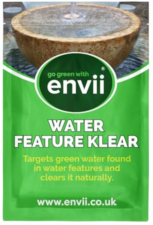 Envii Water Feature Klear – Tratamiento Fuente de Agua Jardin, Quita Verde & Limpia Trabaja con temperaturas de 4°C – 12 Meses