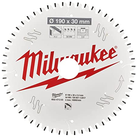 MILWAUKEE 4932471303 Universal Saw Blade 54 Teeth 2.4 x 190 mm
