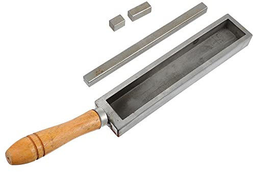 iplusmile Goldschmelzform Aus Hochwertigem Material Geeignet Für Gold Und Silber Mit Stahlstangen Zur Größenanpassung Schmelzform Für Metall Und Schmelzschlitz Für Gold Und Silber