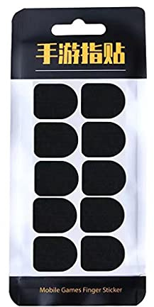 BYMORISOT 10 x Fingeraufkleber für Mobiltelefone, Touchscreen-Aufkleber, schweißfest und atmungsaktiv, A