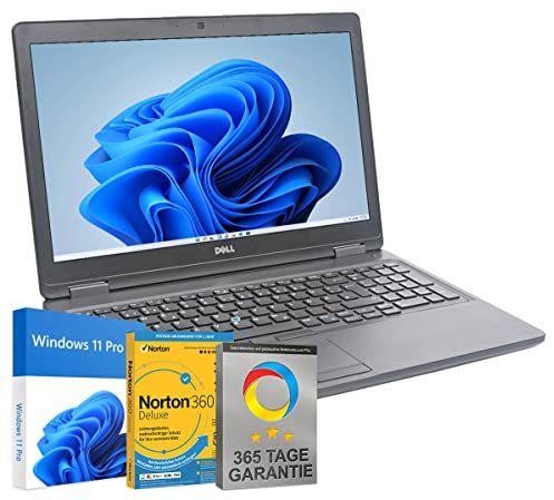 Dell Ordinateur portable Latitude 5580 15,6 Full HD Intel Core i5-6300U@ jusqu'à 3 GHz 16 Go 512 Go SSD avec Windows 11 Pro & logiciel antivirus GRATUIT HDMI avec garantie de 365 jours