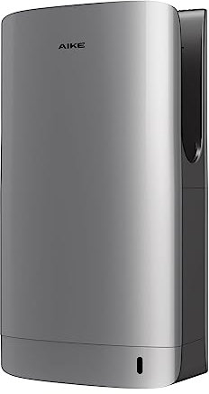 AIKE AK2065 Secador Manos Baño Profesional, 1450W Secamanos Electrico Automatico, Bajo Consumo Energía, 7-10 Segundos para Secar Manos, Filtro HEPA Eficiente