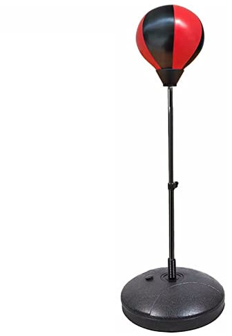 Punchingball Speedball Höhenverstellbare Boxsäcke mit Handschuh und Boden, Stressboxball für Stressabbau/Entspannungstraining, Kleinkinder und Erwachsene
