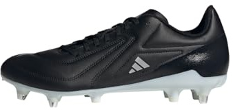 adidas Mens RS15 Soft Ground Rugby Boots Black/White 7