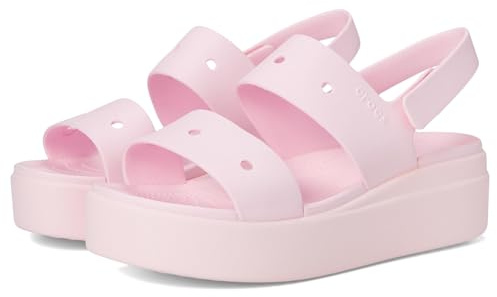 Crocs Brooklyn 4u, Sandalias Mujer, Leche Rosa, 39/40 EU