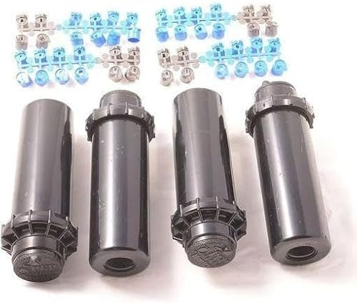 Suinga Aspersor de Riego Hunter PGP-04 3/4 | Pack 20 Aspersores de Jardin Emergente 4,9 a 14 Metros | Aspersores de Riego Cesped Profesional | Aspersor Emergente Turbina Ajustable PGP Ultra